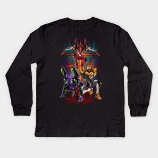 Evangelion Kids Long Sleeve T-Shirt